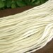 Handspun Yarn - Certified organic Merino wool, undyed, thick and thin, single ply, bulky weight