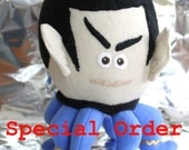Star Trek Spock - Topus Plush - FREE SHIPPING