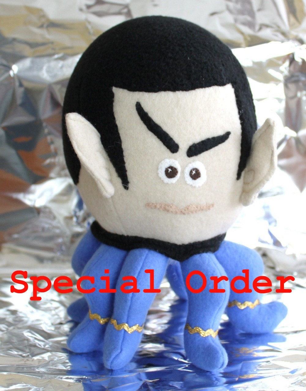 Star Trek Spock - Topus Plush - FREE SHIPPING