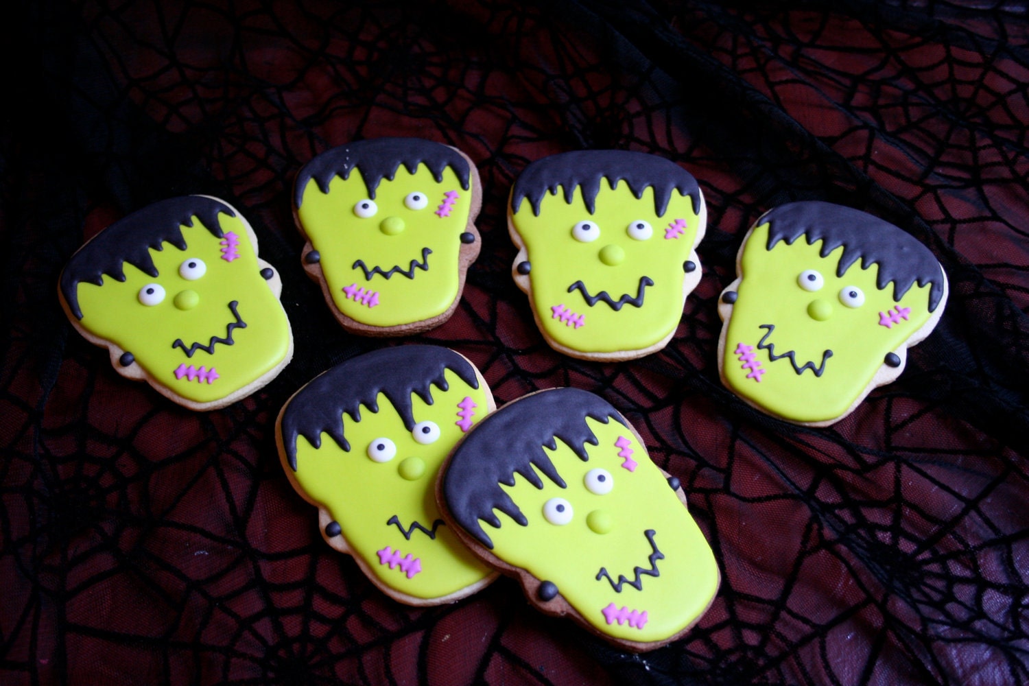 Frankenstein Love Sugar 10 Cookies