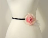 Custom Color Wedding Dress Flower, Hand Dyed Pure Silk Flower, Handmade Flower, Bridal Floral Sash, Bridal Gown Sash Flower, Gift for Woman