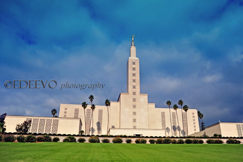 Los Angeles, California LDS Temple - Fine Art Photograph 8x12