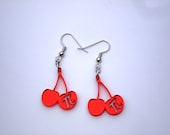 Cherry Pi Acrylic Earrings