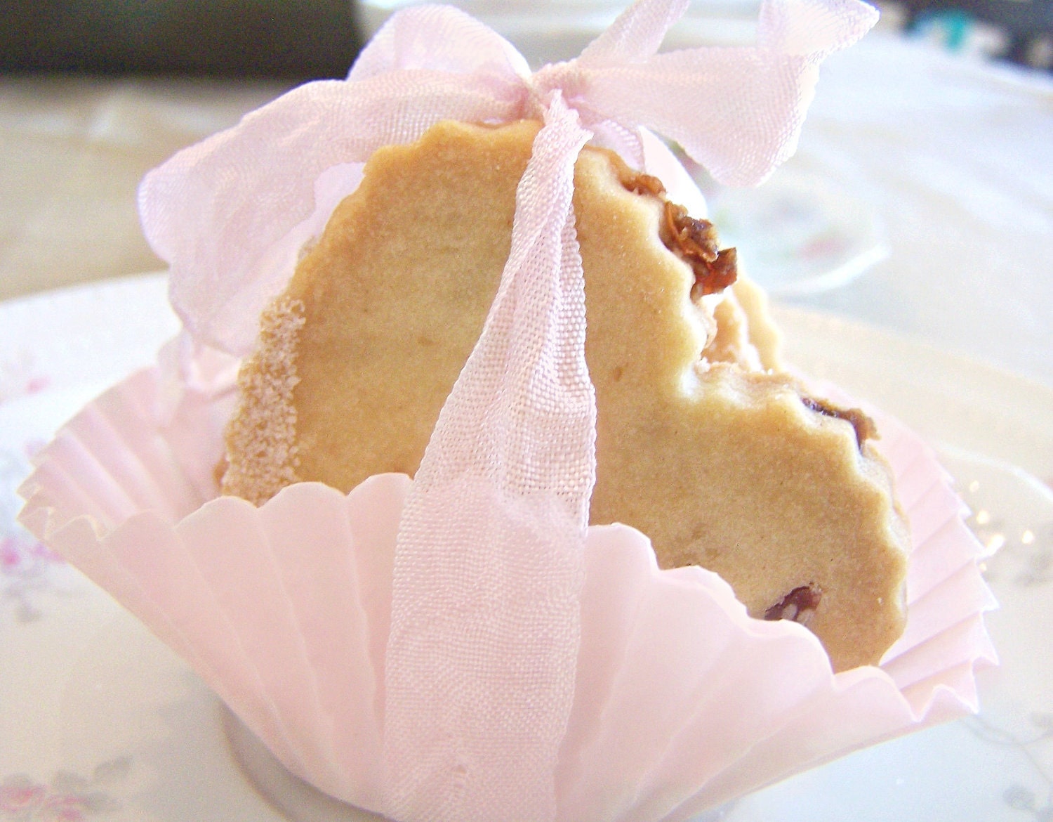 Cranberry Walnut Shortbread Cookies - 1 Dozen Heart Cookies - As seen on REAL SIMPLE