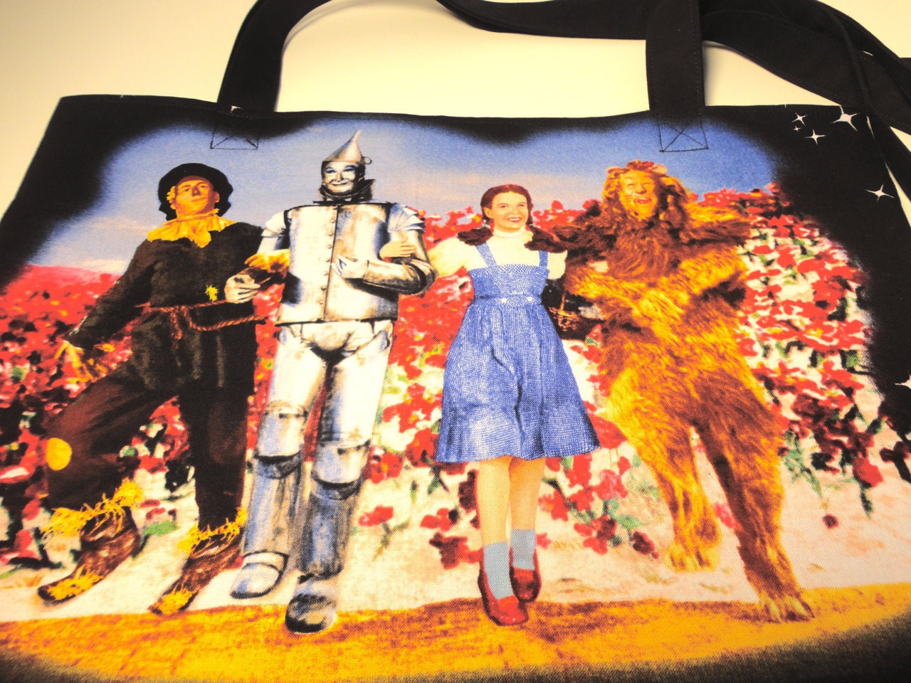 Tote Bag made from licensed Wizard of Oz fabric, Free Shipping domestically