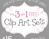 Four Clip Art Sets