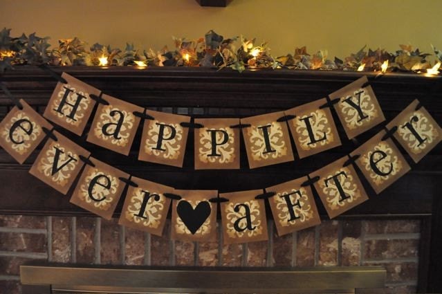 Wedding Banner Bundle Reception Anniversary Bride Groom Shower Garland Sign Photo Prop Choose Your 4 Banners Custom and Personalized