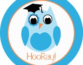 Printable Owl Graduation Cupcake Toppers INSTANT DOWNLOAD Il_170x135