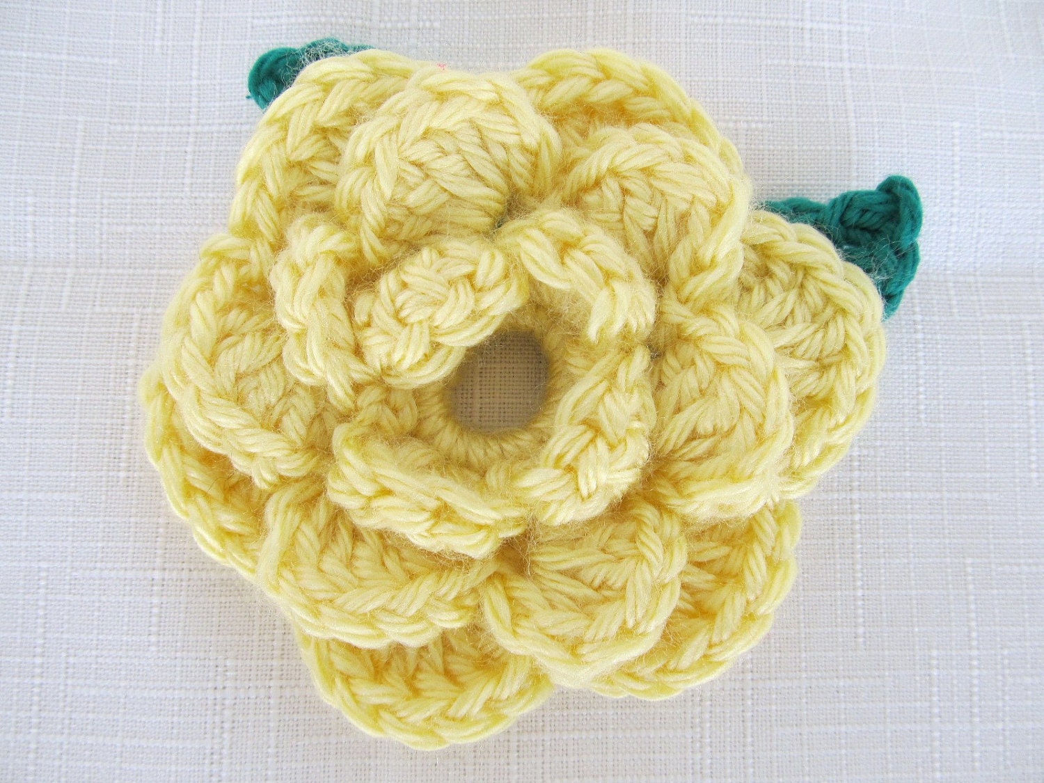 Yellow Rose with Leaves