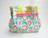 Teal Buttercups Great Gathers (Amy Butler Fabric)