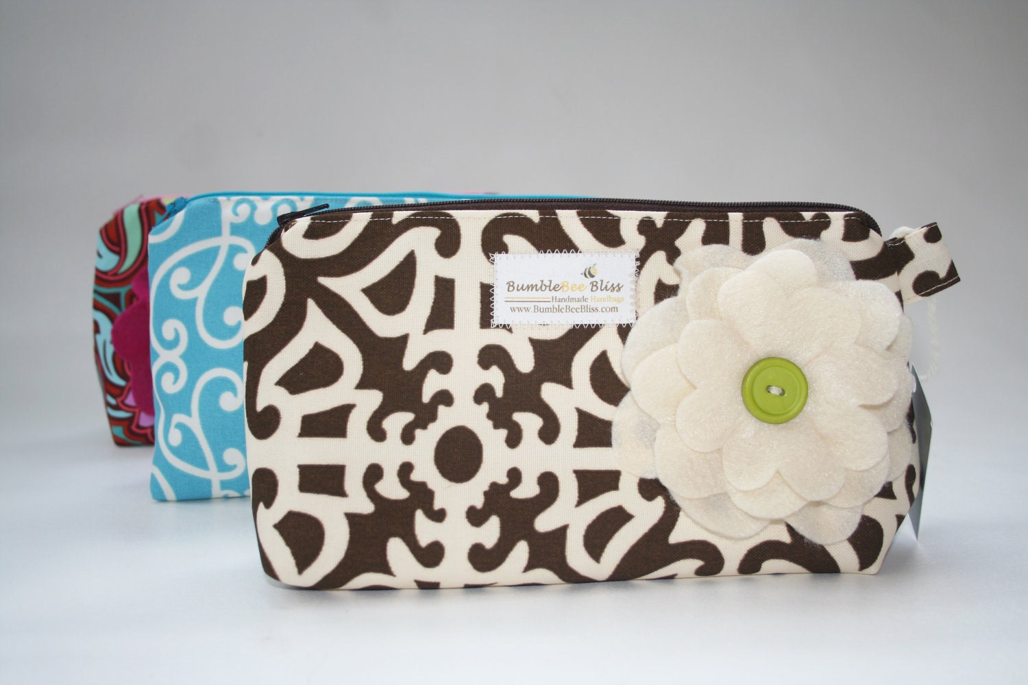 Chocolate Lattice Cosmetic Bag