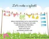 Beach or Swimming Pool Party - Invitation Il_170x135