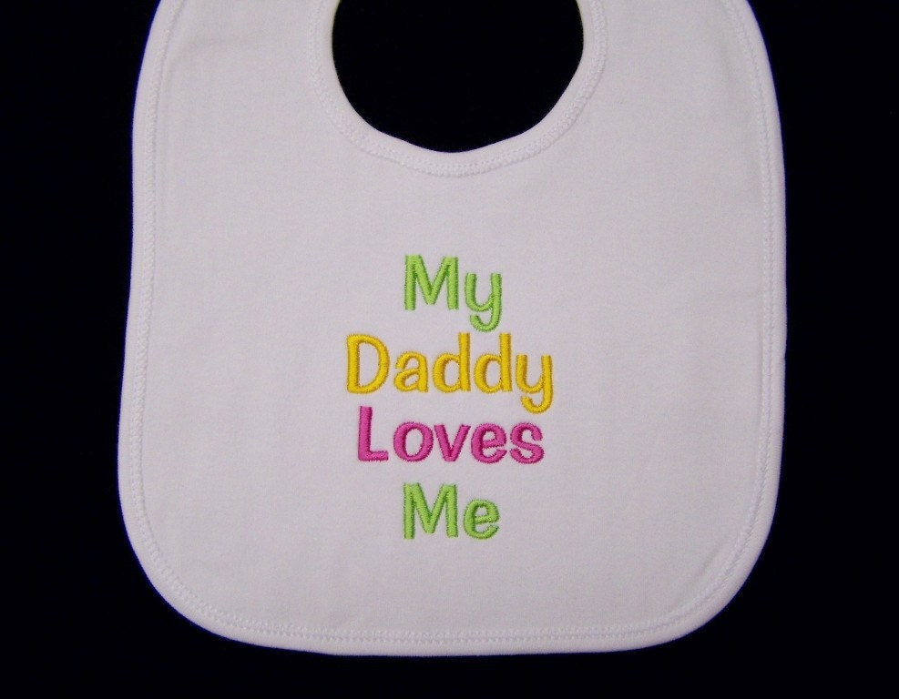 Infant Baby Bib Personalized Monogrammed Embroidered