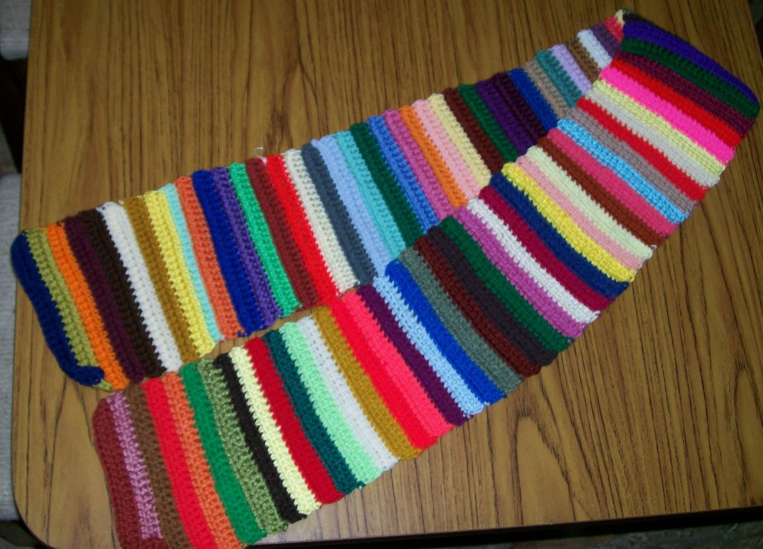 multi colored scarf