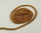 Vintage gold necklace chain