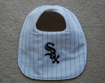 Chicago White Sox Baseball Inspired Bib