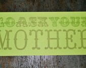 Ask Mom Father's Day Card