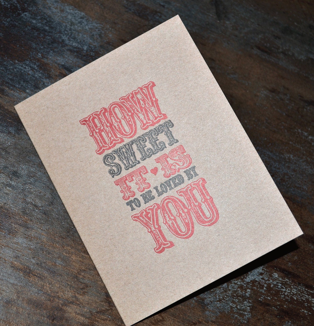 How Sweet It Is Card - TwoPaperdollsShop