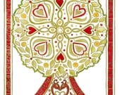 Deep Peace Irish Blessing A3 print