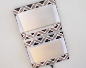 MAZE: wall mount double mail holder letter organizer key rack
