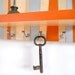 SAIL: decorative wall shelf geometric stripes key rack