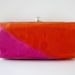 suede clutch purse/color block clutch/Bridesmaid Clutch/minaudiere/Spring wedding/Spring Fashion