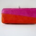 suede clutch purse/color block clutch/Bridesmaid Clutch/minaudiere/Spring wedding/Spring Fashion