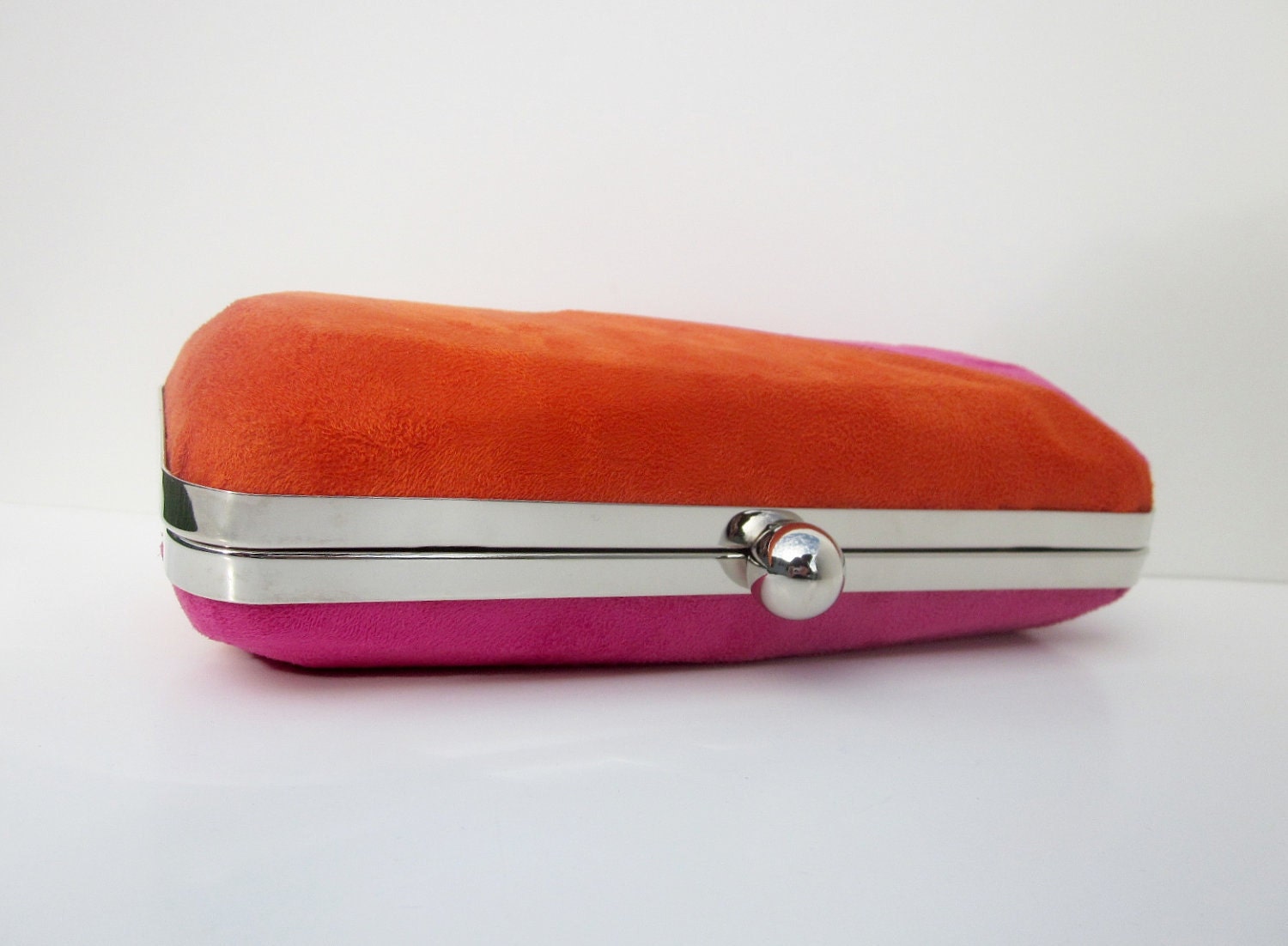 suede clutch purse/color block clutch/Bridesmaid Clutch/minaudiere/Spring wedding/Spring Fashion
