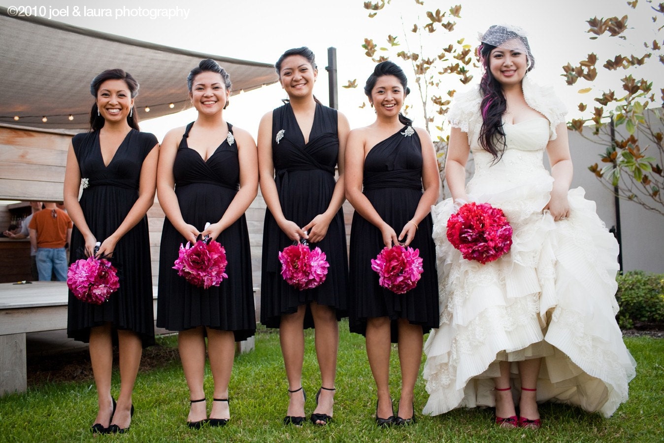 Convertible Dress Bridesmaid Dress - Jersey Infinity Wrap Style