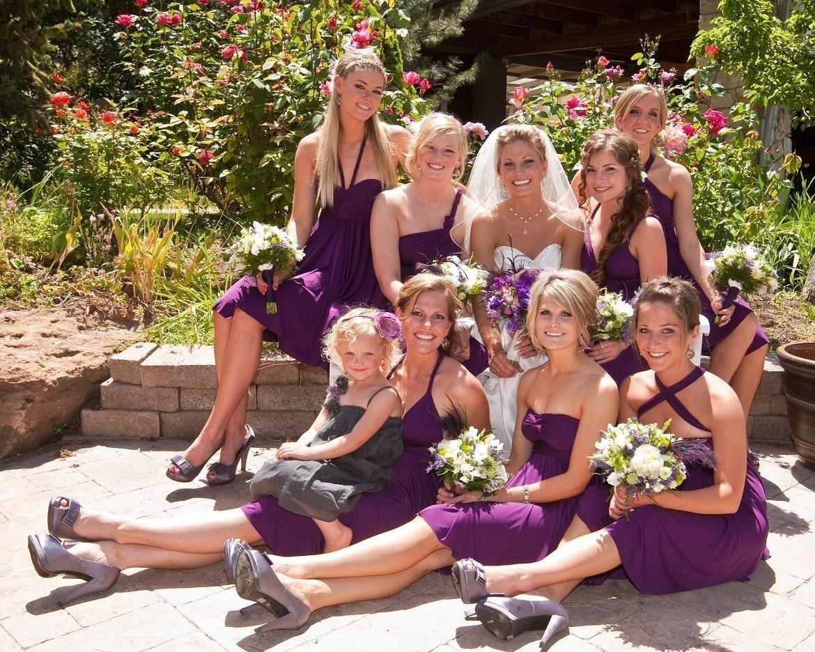 Convertible Dress Bridesmaid Dress - Jersey Infinity Wrap Style