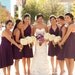 Purple Bridesmaid Dress - Convertible Infinity Wrap