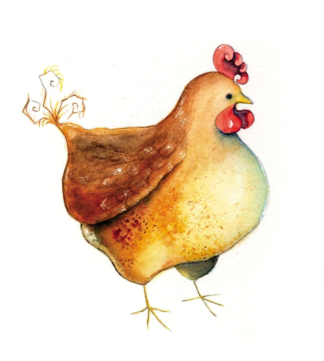 Hen Illustration