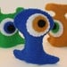 Oggle Monster finger puppets - set of 3 - ON SALE