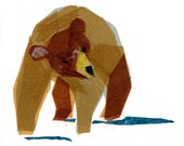 linus bear - print