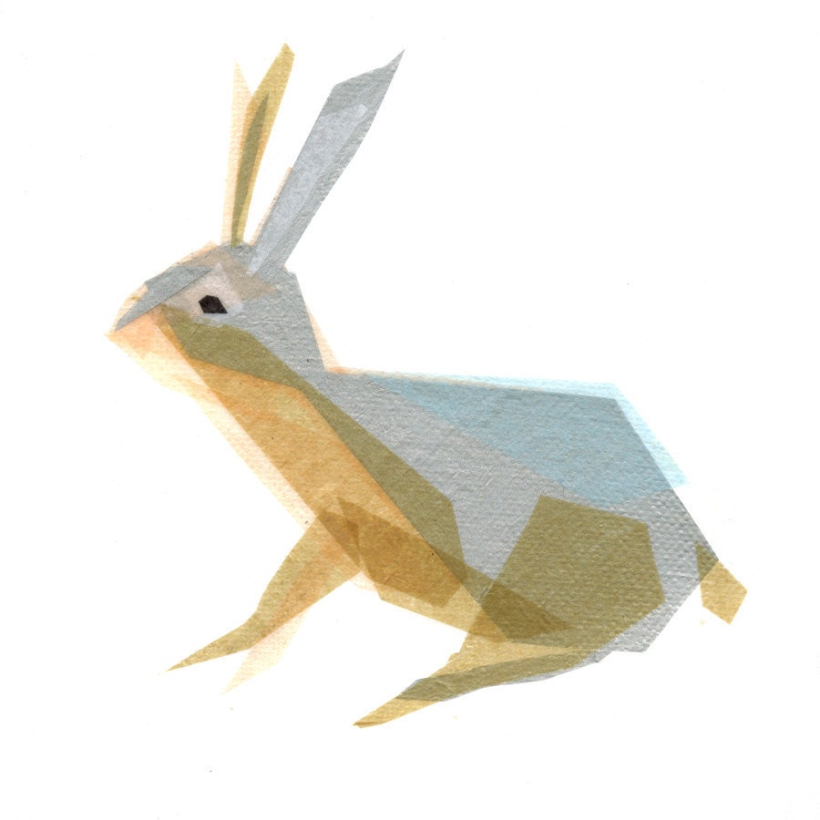 ember bunny - print