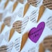 Bridesmaid Gift, Personalized 3D Paper Song Hearts - made from a song of your choice (Unique present for friends and family)