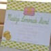 Printable Lemonade Stand Party Invitation