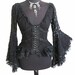 Blouse Treia, victorian, steampunk, burlesque, black lace, Somnia Romantica by Marjolein Turin