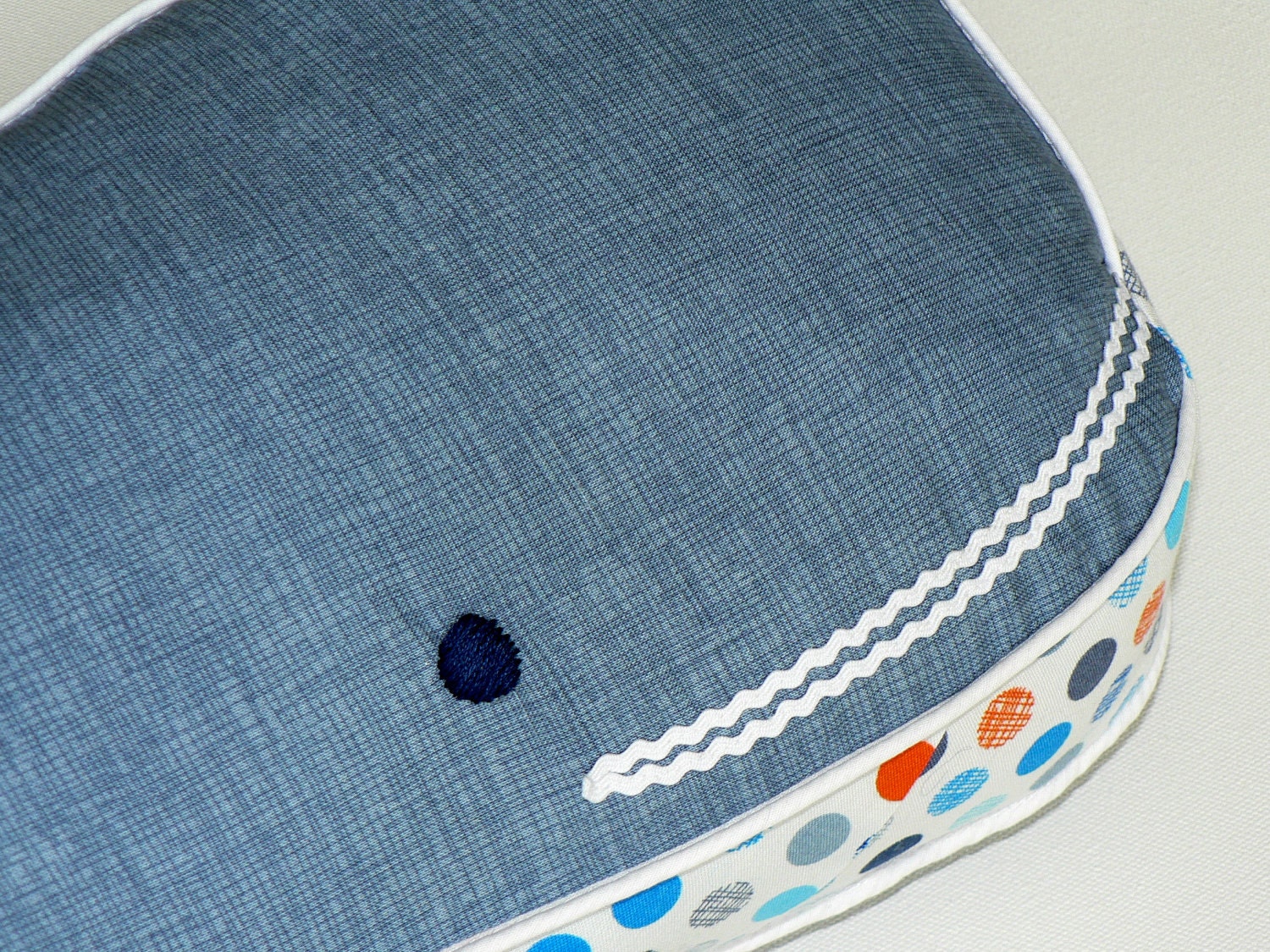 Organic Cotton Whale Pillow