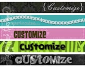 Custom Etsy Shop Banners and FREE Avatar OOAK NOT Premade