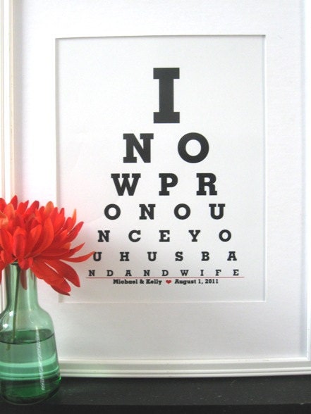 Wedding Table Decor (I Now Pronounce you Husband and Wife)Wedding Sign, Anniversary Gift