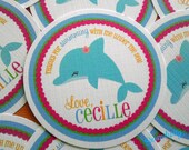 BRIGHT Dolphin Collection Favor Tag- Pick Your Friend Il_170x135
