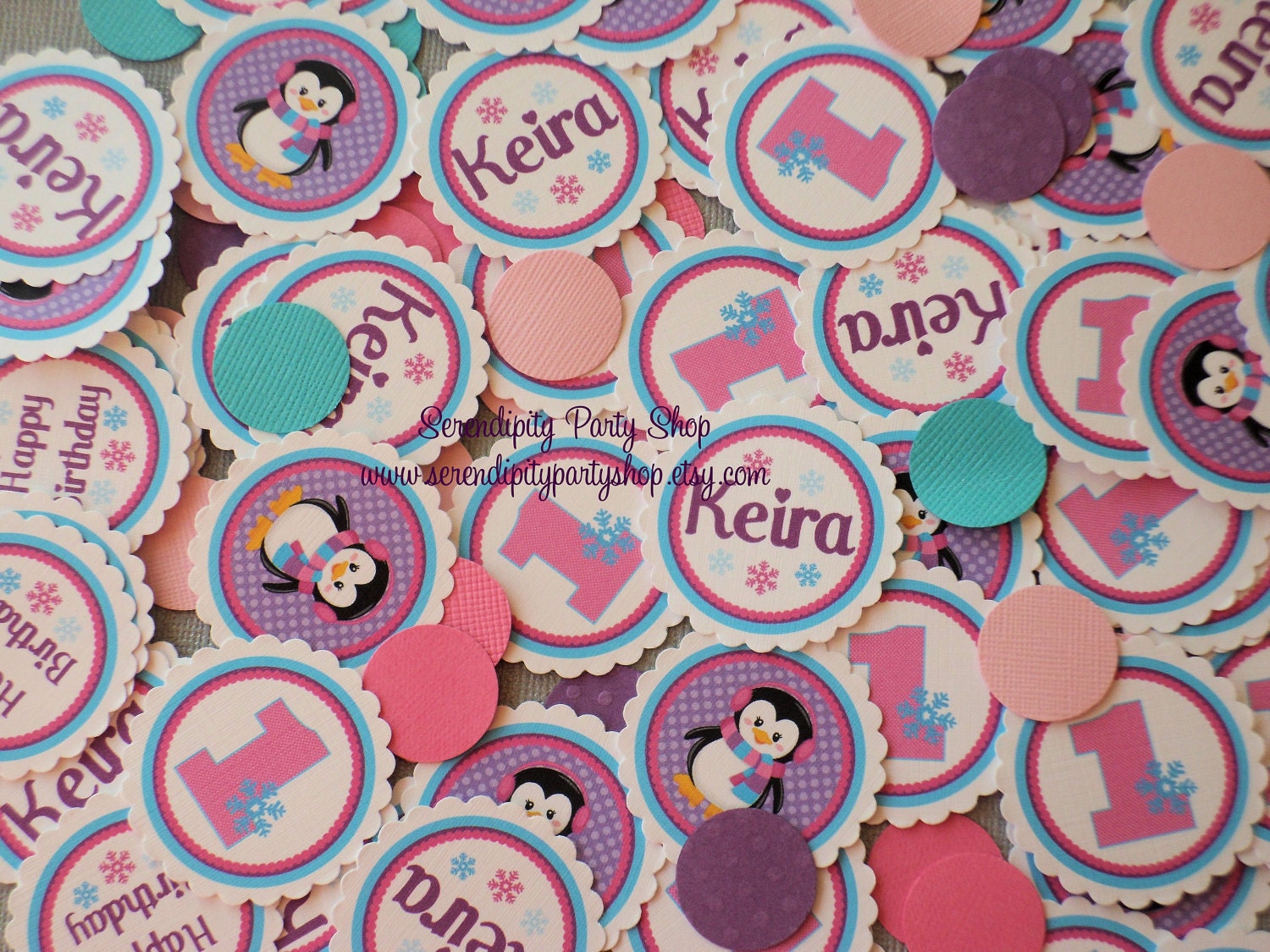 NEW....Penguin Confetti