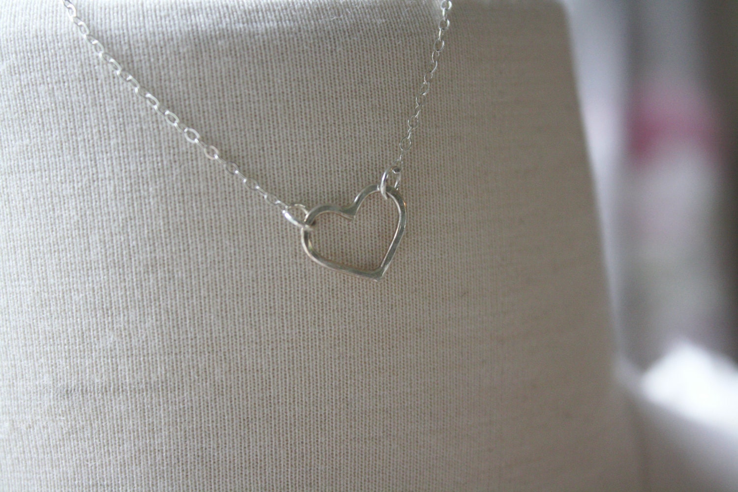 Silver Bracelet, Silver Heart Charm Bracelet, Bridesmaid Gift, Bridal Jewelry, Everyday Jewelry, mothers day gift