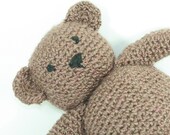 My First Teddy Bear Amigurumi Toy  Newborn Infants Toddlers Handmade & Crocheted Crochet