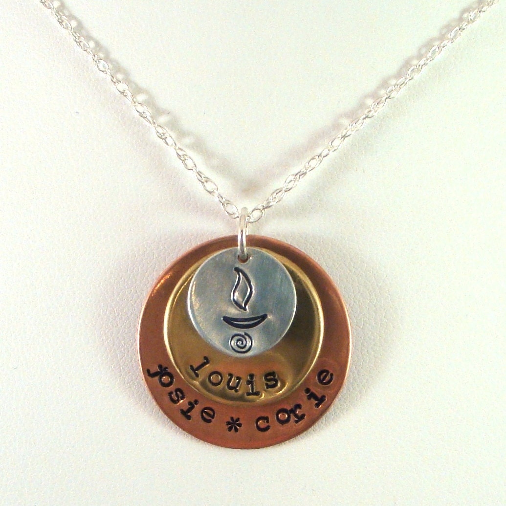 Mixed Metal UU Chalice Family Necklace