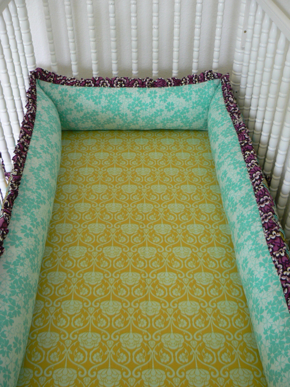 Made to Order 3 pc Crib Bedding Set Bespoken