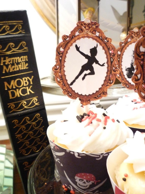 Printable Peter Pan Cupcake Toppers and Wrappers Il_570xn