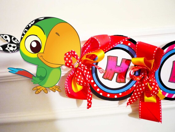 Jake and the Neverland Pirates Printable Party Birthday DIY Banner Il_570xn