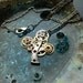Clockwork Tree Pendant "Cherry Blossom" Elegant Organic Watch Movement Wearable Art Assemblage Intricate Metal Sculpture Not Quite Steampunk